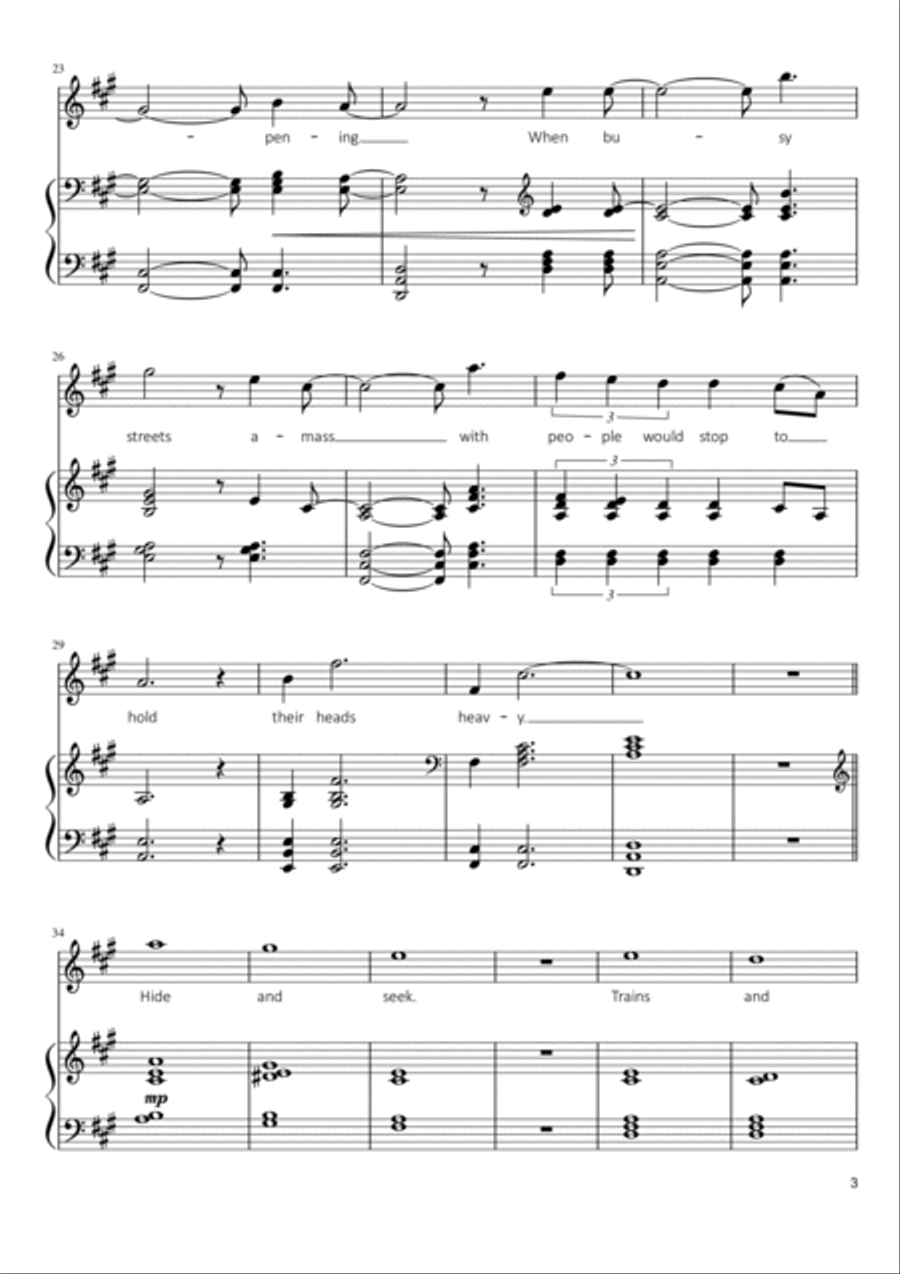 Hide And Seek A Cappella scores gallery preview page 3