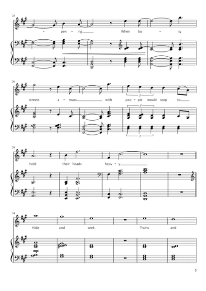 Hide and Seek (ssaa) Sheet music for Piano (Mixed Quintet)
