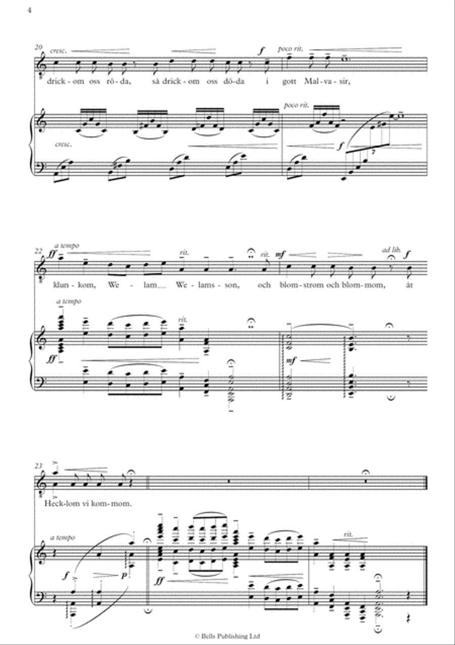 Kung Eriks visor Voice Solo scores gallery preview page 5