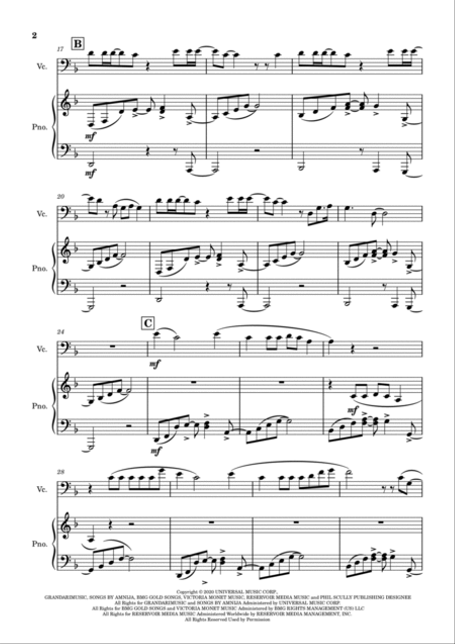 Positions Piano scores gallery preview page 2