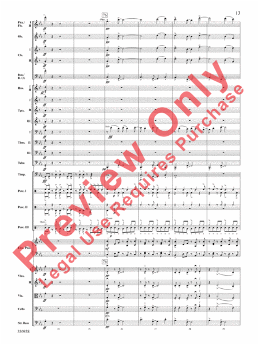 Danzas Cubanas Danzas Cubanas Full Orchestra scores gallery preview page 14