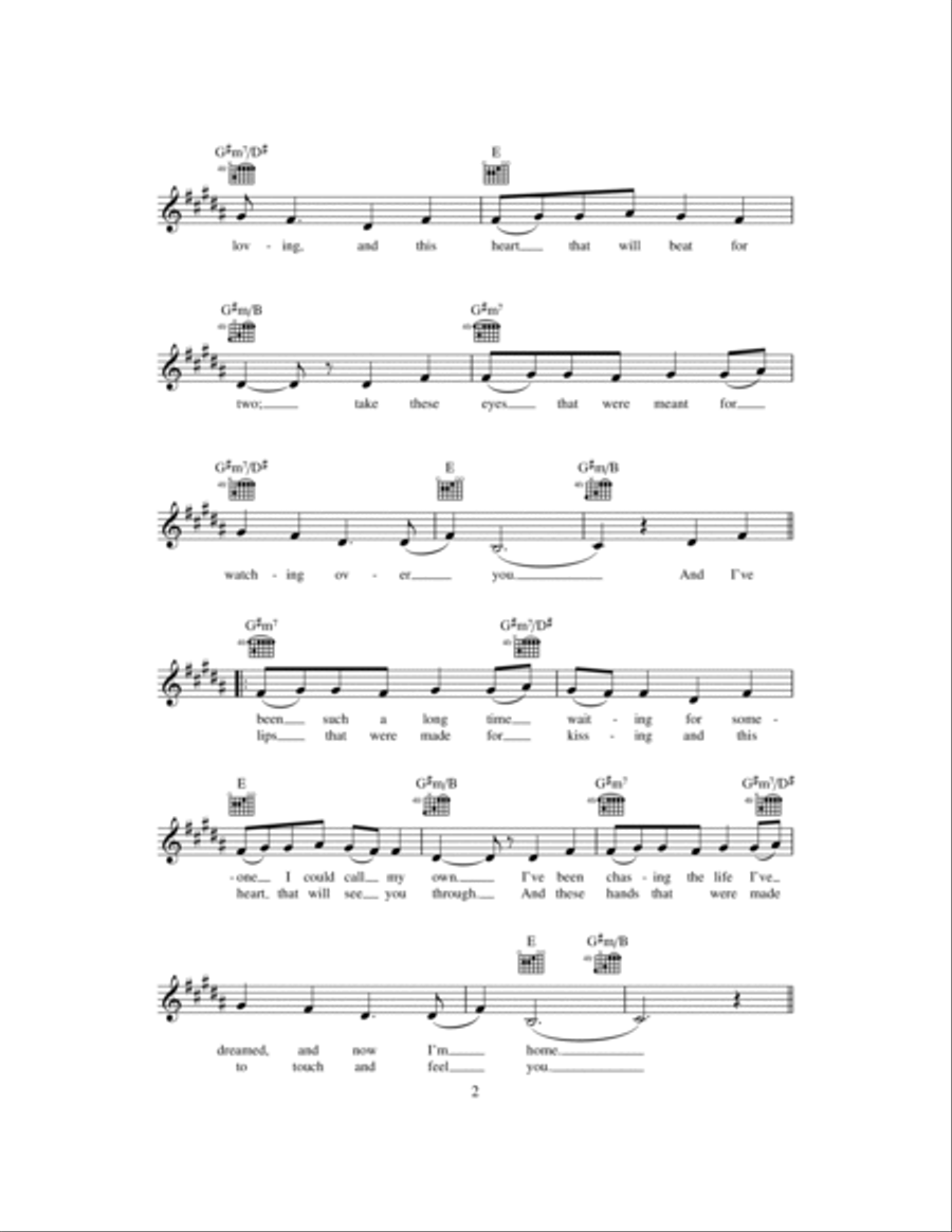 Come Into My World Come Into My World Piano scores gallery preview page 2
