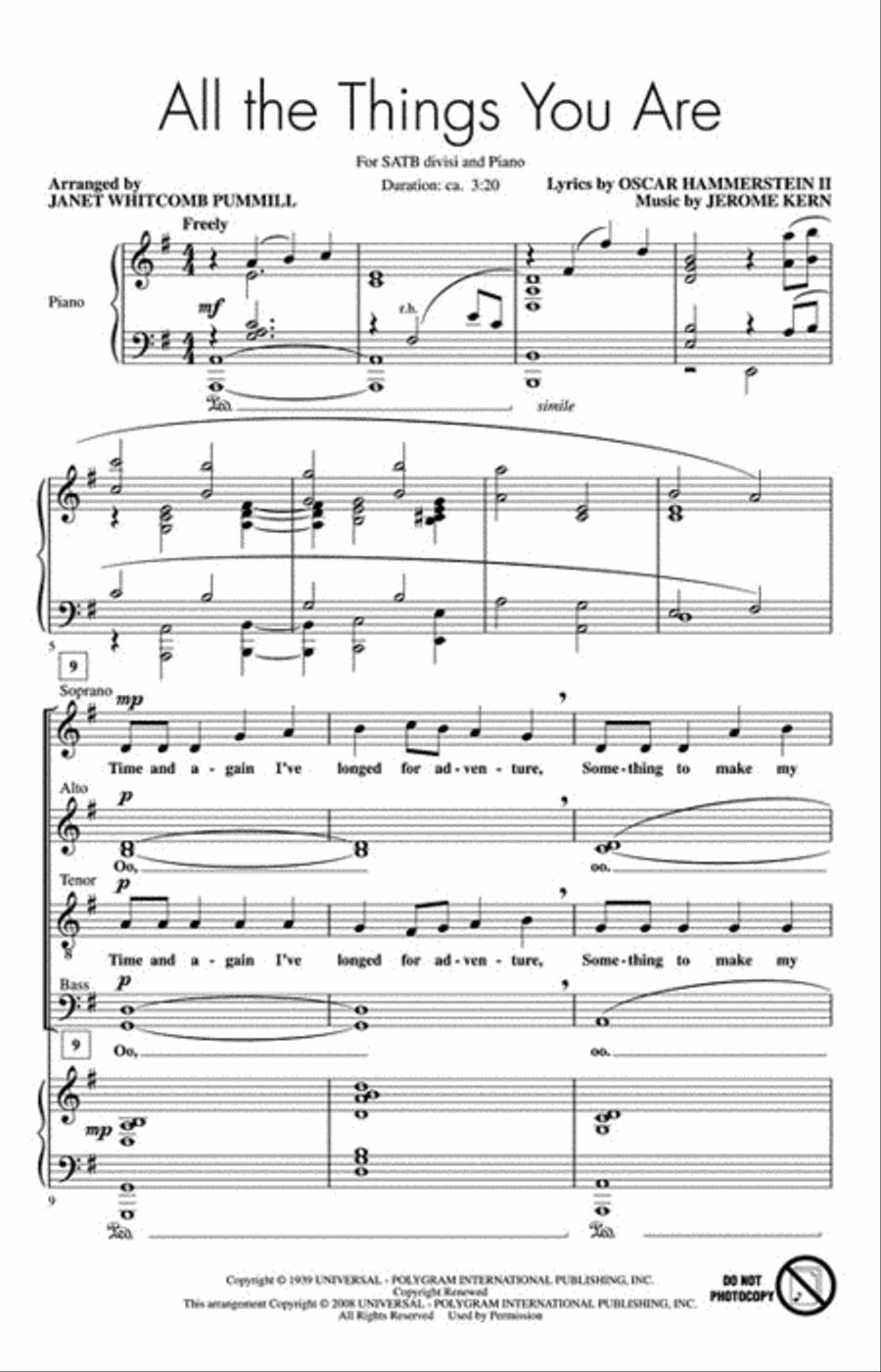 All The Things You Are All The Things You Are Divisi scores gallery preview page 2