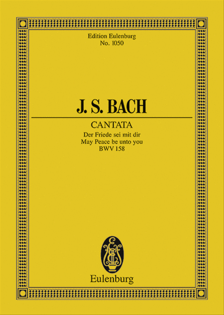 Cantata No. 158 Chamber Orchestra scores gallery preview page 1
