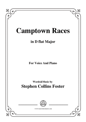 Stephen Collins Foster-Camptown Races,in D flat Major,for Voice&Piano