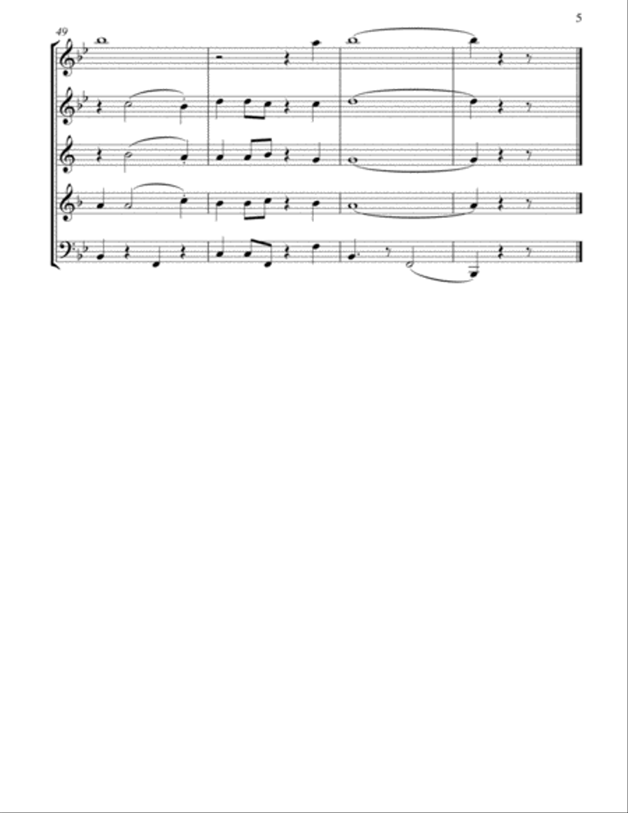 The Best Things Happen While You're Dancing Woodwind Quintet scores gallery preview page 6