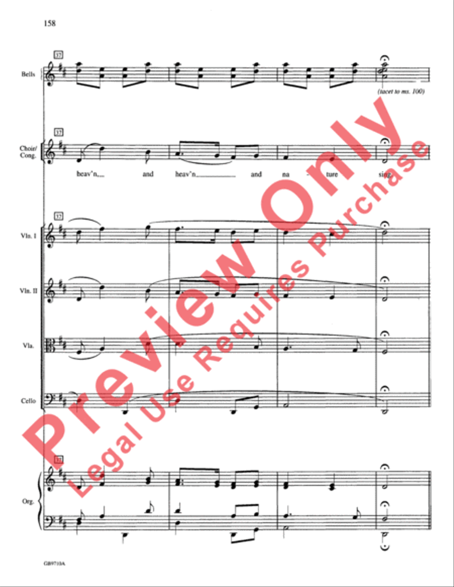 A Festival of Lessons and Carols Choir scores gallery preview page 159