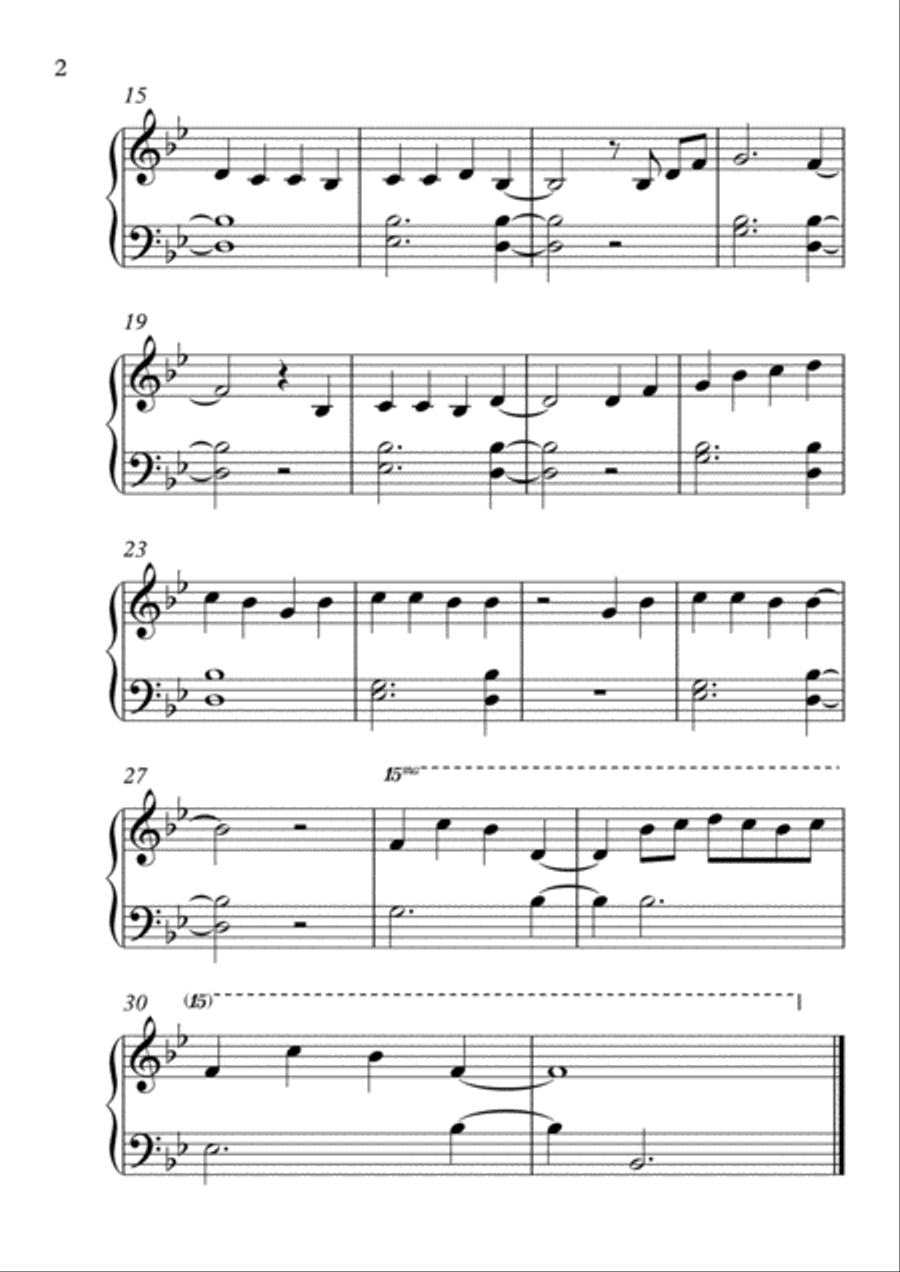 See You Again from FURIOUS 7 Easy Piano scores gallery preview page 2