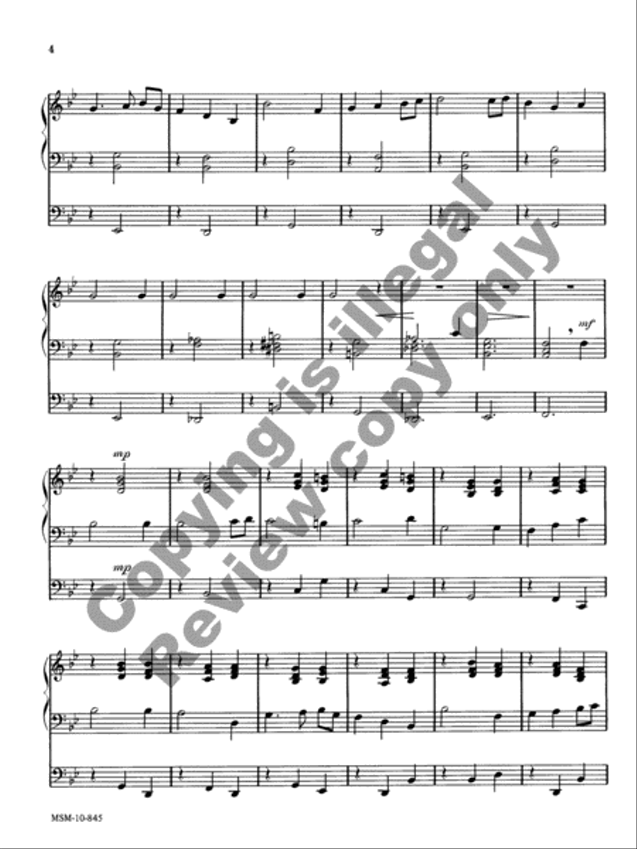 Prelude on St. Patrick's Breastplate Organ scores gallery preview page 4