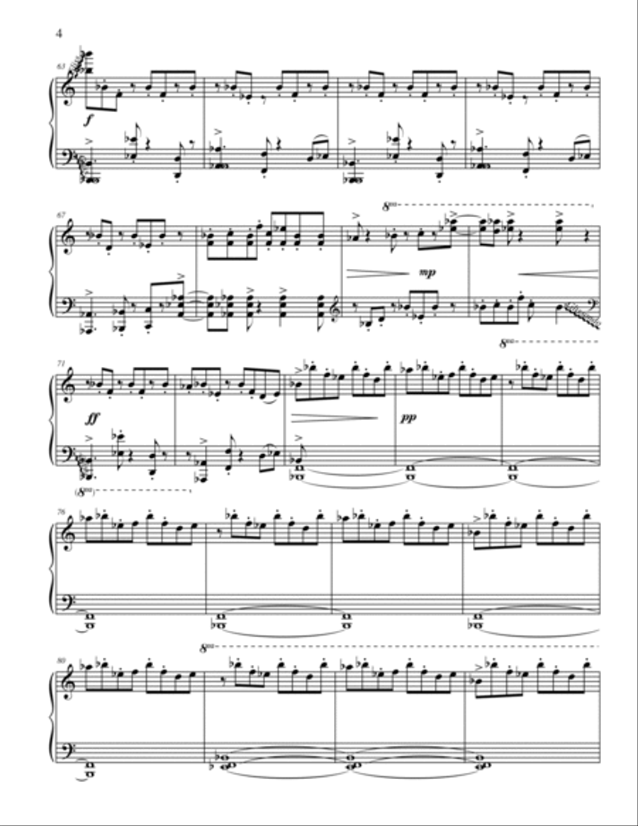 Chance of Rain Chance of Rain Piano Solo scores gallery preview page 4