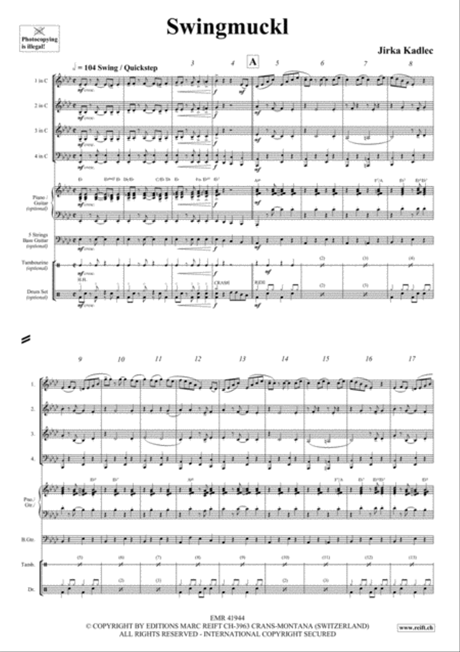 Swingmuckl Bass Guitar scores gallery preview page 3