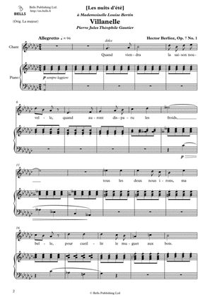 Book cover for Villanelle, Op. 7 No. 1 (G-flat Major)