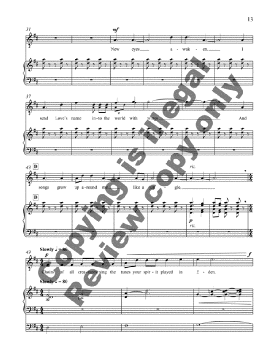 Songs of Ecstasy Tenor Voice scores gallery preview page 17