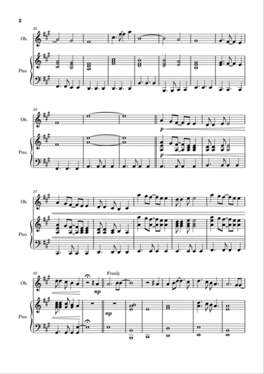 Now We Are Free Now We Are Free Piano scores gallery preview page 2