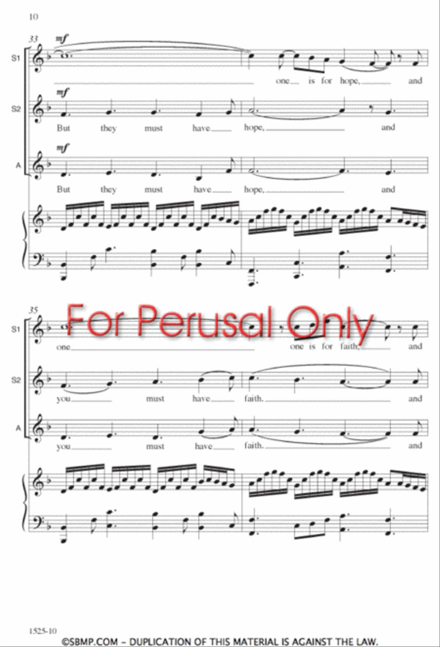 The Four-Leaf Clover - SSA Octavo SSA scores gallery preview page 9