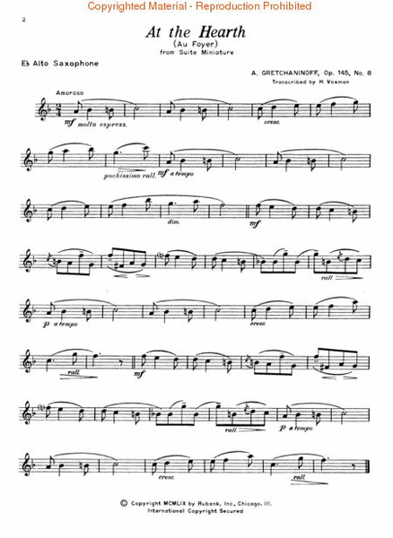 Concert and Contest Collections - Alto Saxophone (Alto Saxophone solo part)