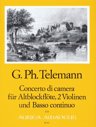 Book cover for Concerto di camera TWV 43:g3