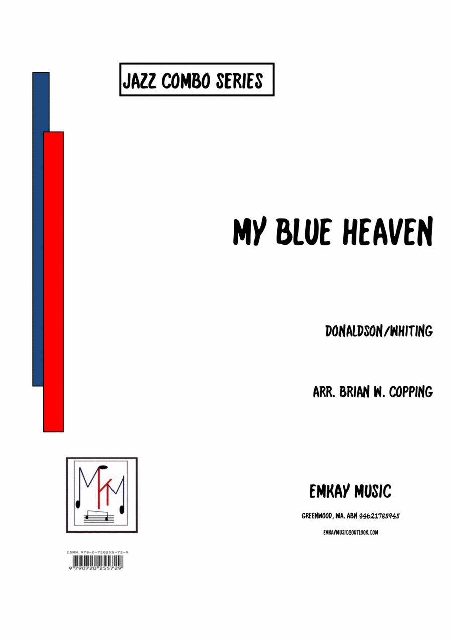 MY BLUE HEAVEN Jazz Ensemble scores gallery preview page 1