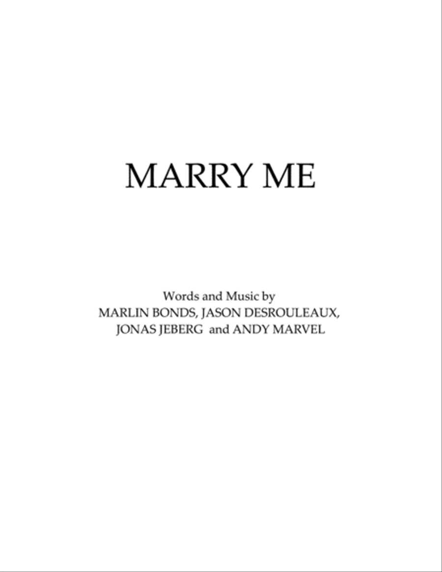 Marry Me String Duet scores gallery preview page 1
