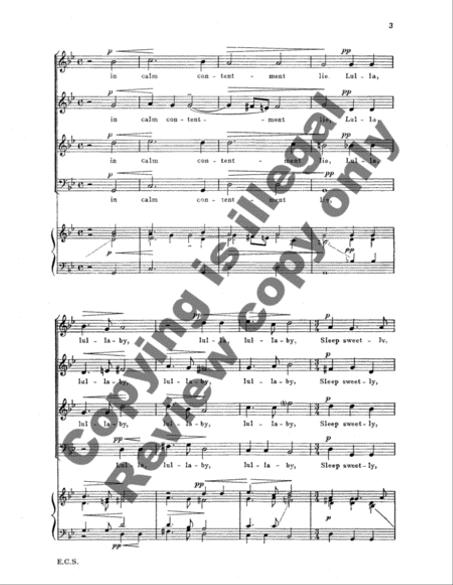 Rest, Sweet Nymphs 4-Part scores gallery preview page 8
