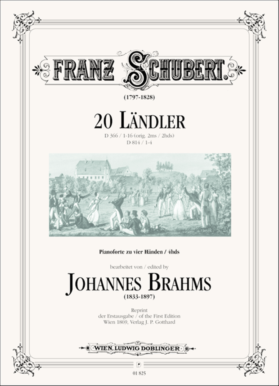 20 Landler 20 Landler Easy Piano scores gallery preview page 1
