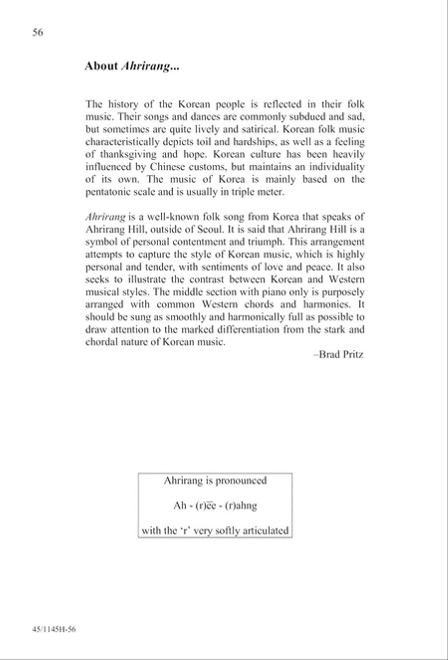 We Sing the World Around 2-Part scores gallery preview page 57