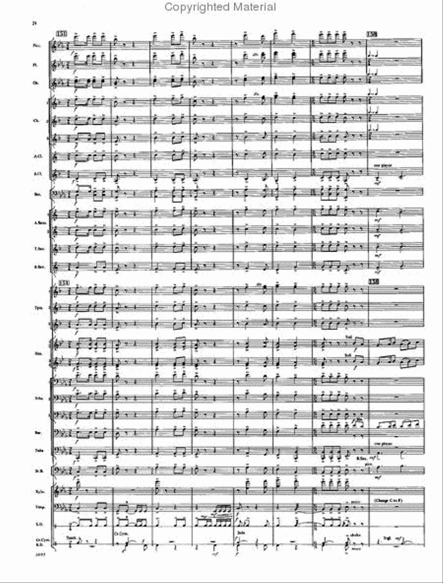 In All Its Glory Concert Band scores gallery preview page 22