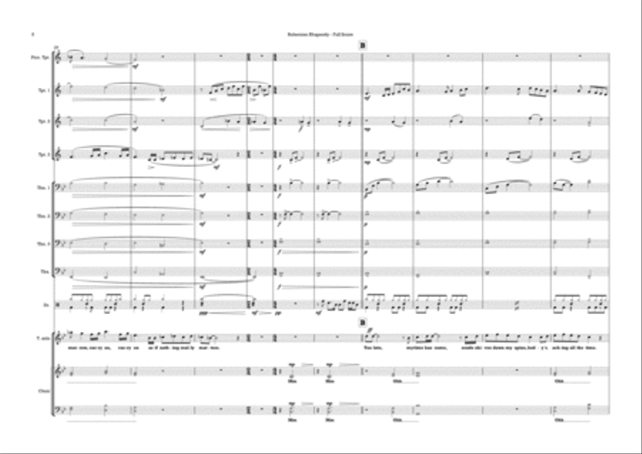 Bohemian Rhapsody Bohemian Rhapsody 4-Part scores gallery preview page 6