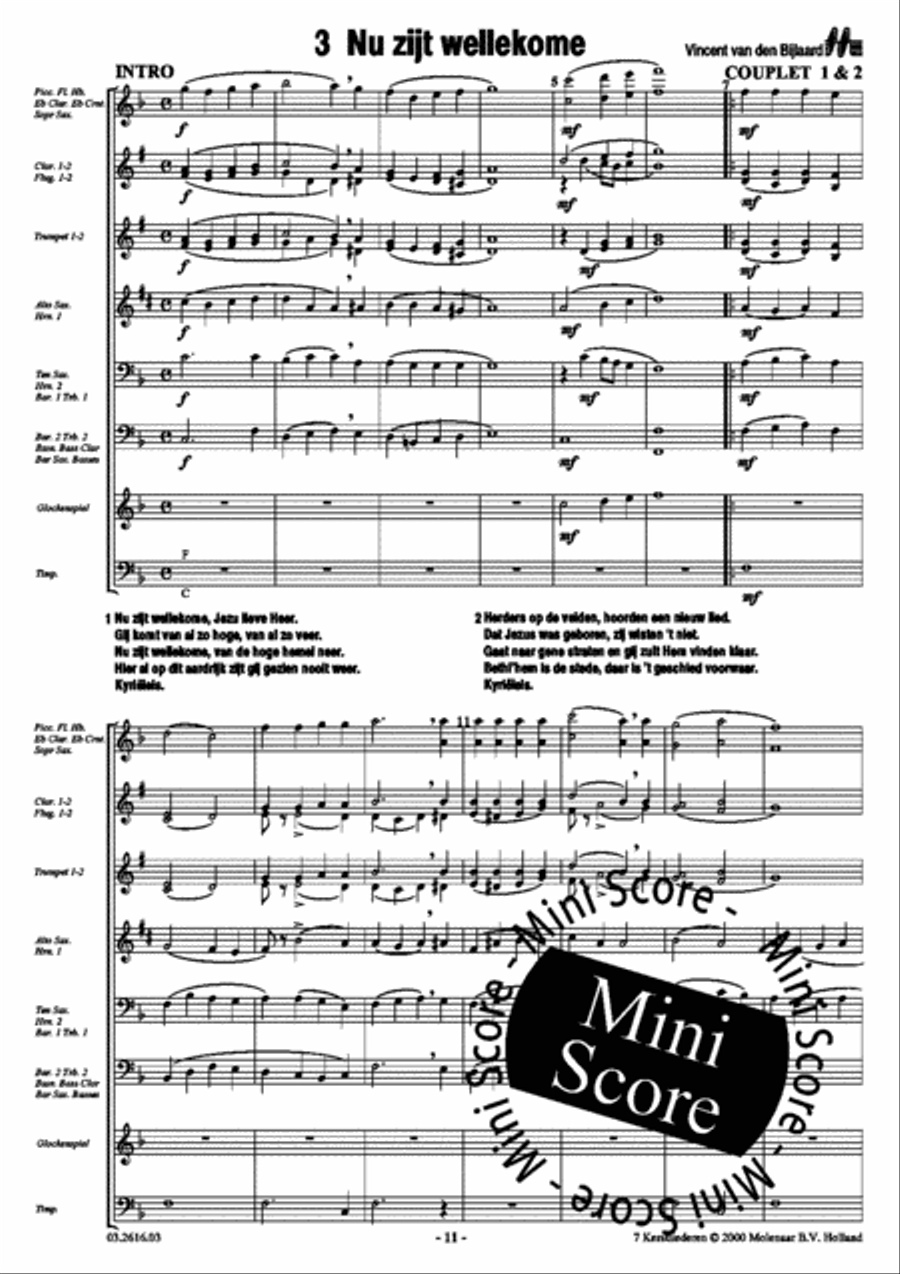 7 Kerstliederen Men's Choir scores gallery preview page 12