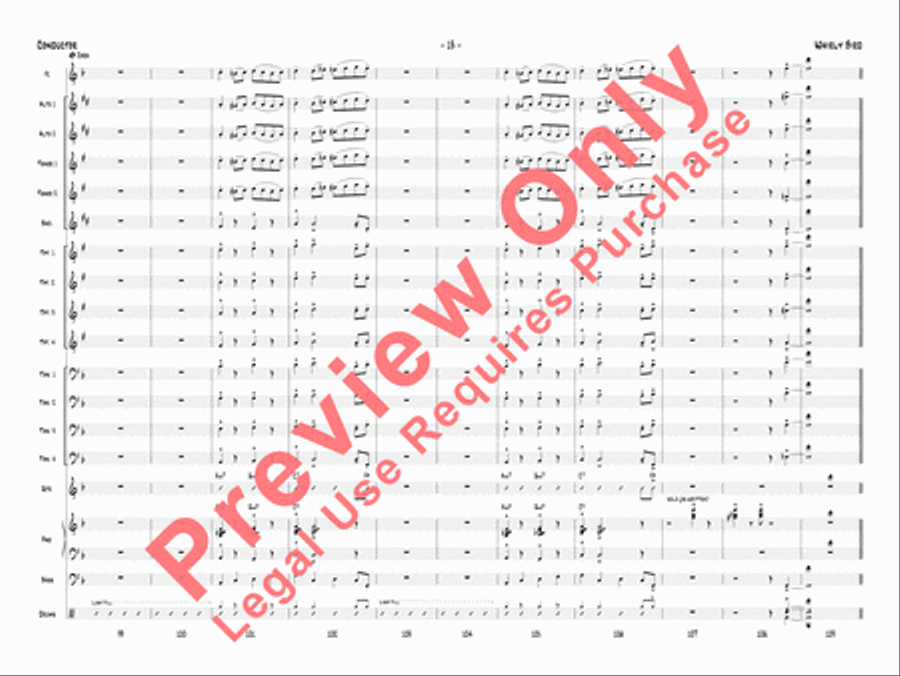 Whirly Bird Whirly Bird Jazz Ensemble scores gallery preview page 16