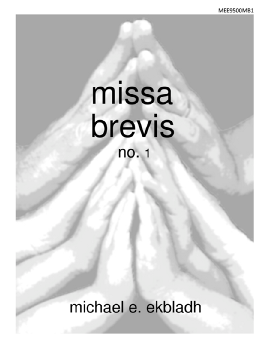 missa brevis no. 1 4-Part scores gallery preview page 1