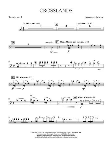 Crosslands - Trombone 1