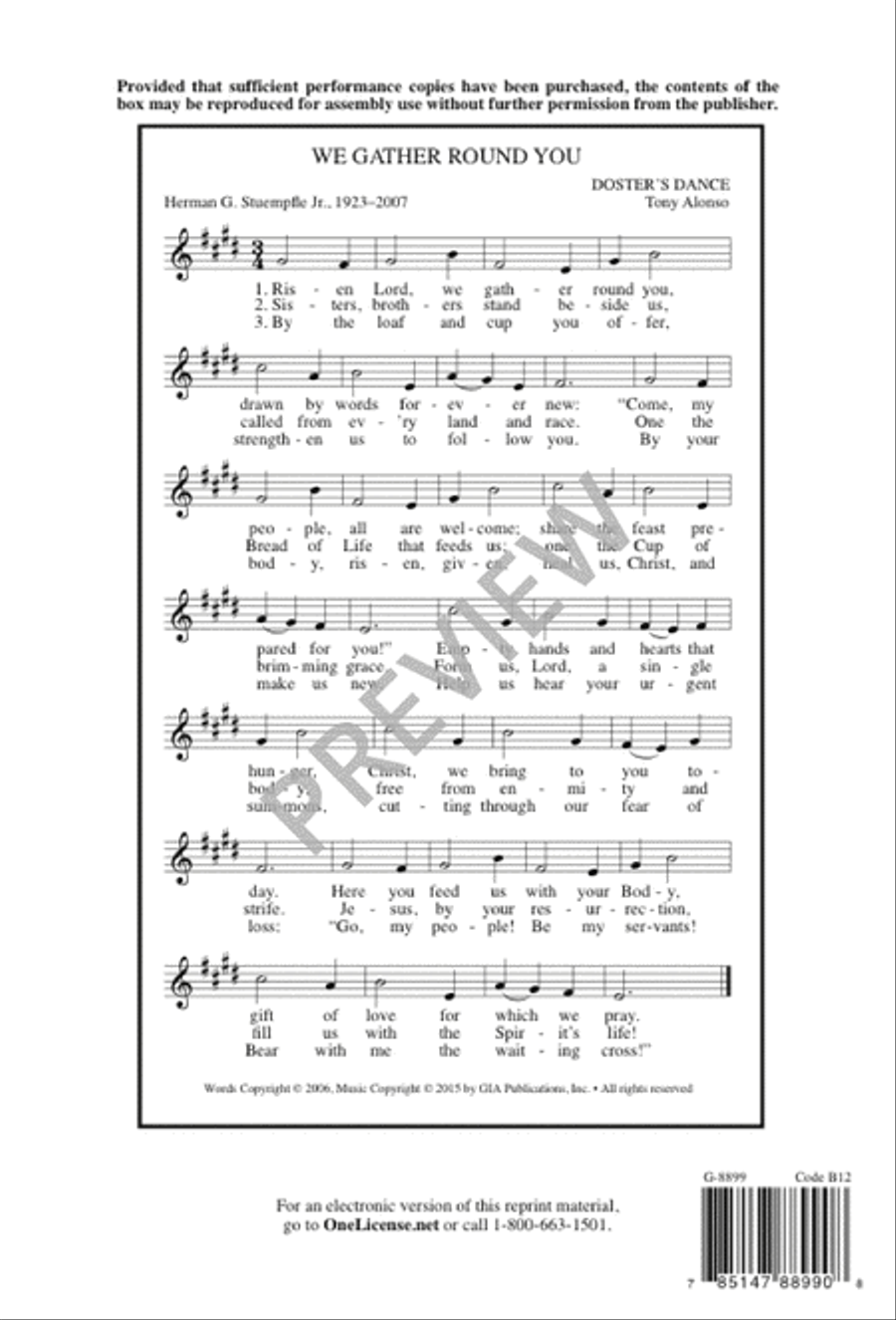 We Gather Round You We Gather Round You SAB scores gallery preview page 13