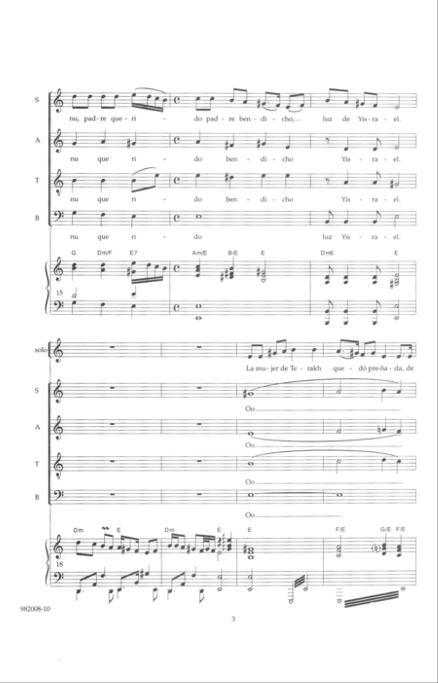 Cuando el Rey Nimrod 4-Part scores gallery preview page 3