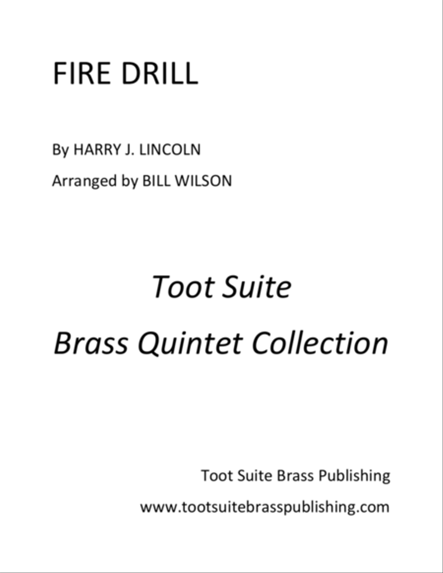 Fire Drill Brass Quintet scores gallery preview page 1