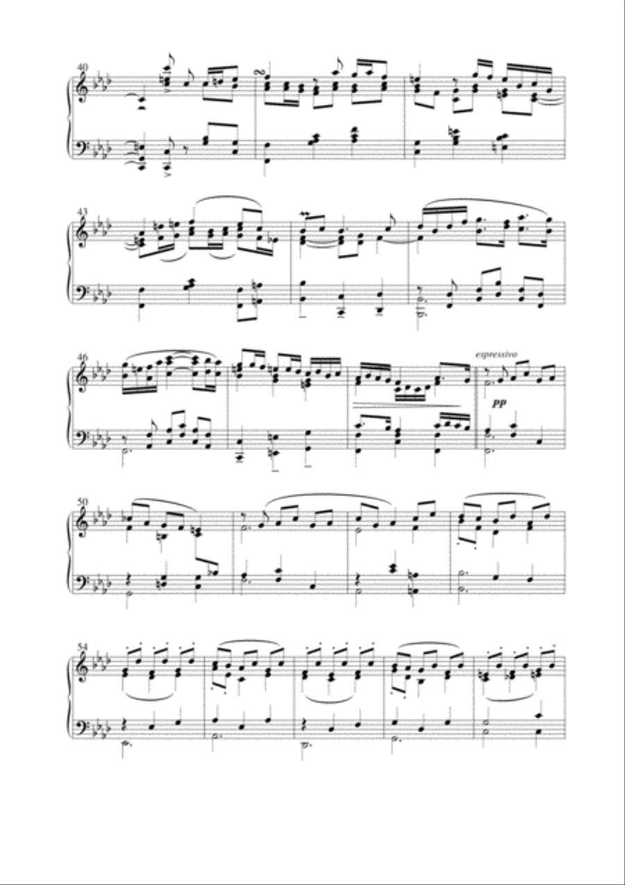 Waltz in F Minor Piano Solo scores gallery preview page 3