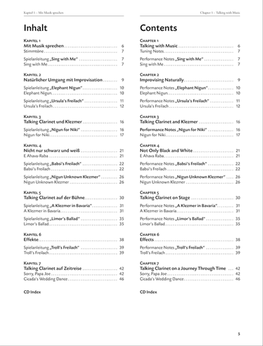Talking Clarinet Small Ensemble scores gallery preview page 2
