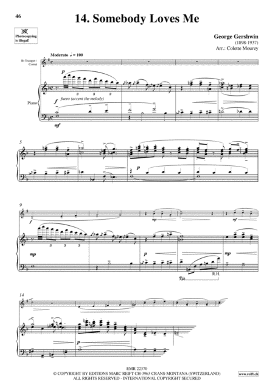 Gershwin 20 Greatest Hits Cornet scores gallery preview page 16