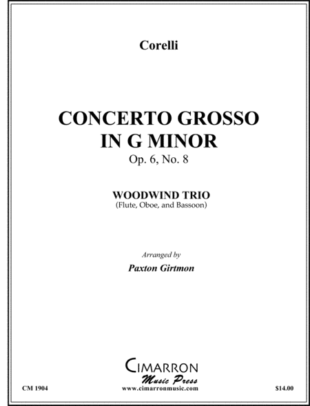 Concerto Grooso in G Minor