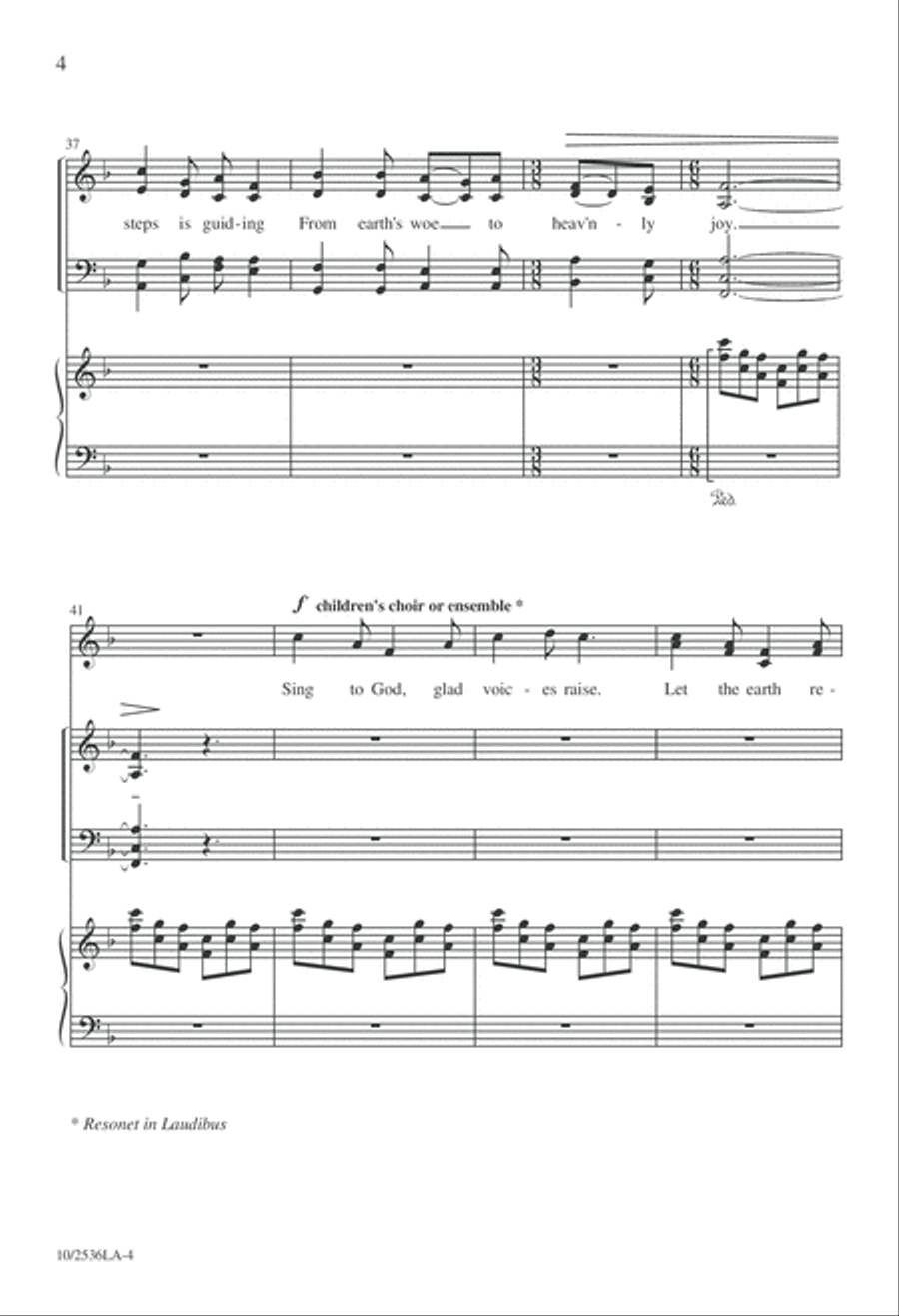 Christ Is Born Today 4-Part scores gallery preview page 4