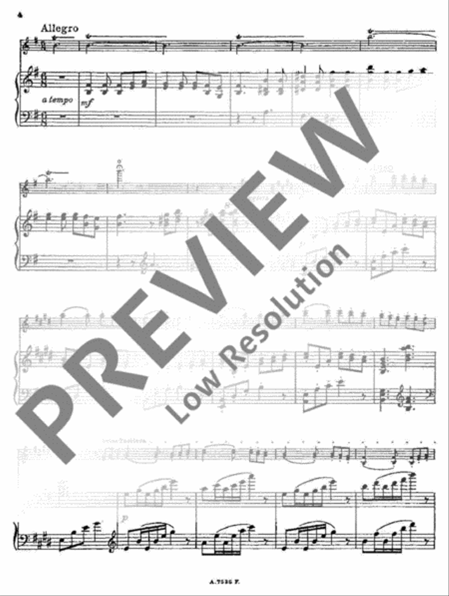 Sonatina Violin Solo scores gallery preview page 6