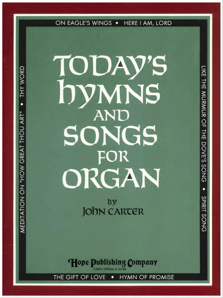 Today's Hymns and Songs for Organ Organ Solo scores gallery preview page 1