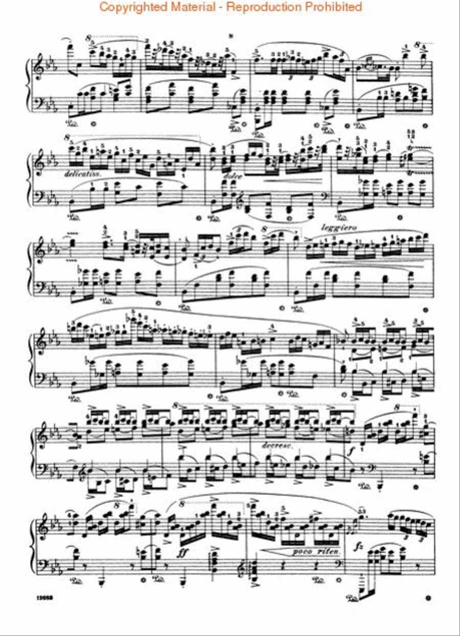 Grand Polonaise Brillante, Op. 22 in Eb Major Piano Solo scores gallery preview page 3