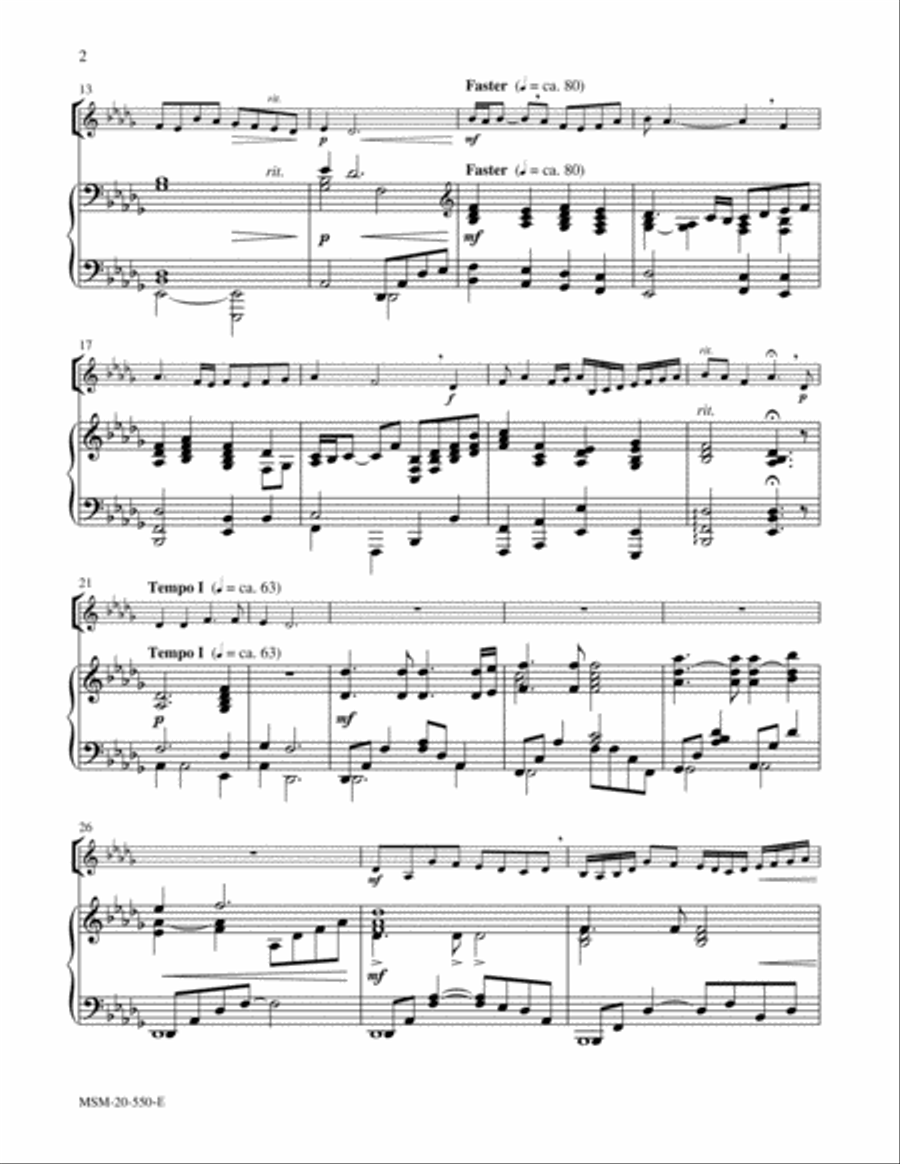 Steal Away Steal Away Clarinet scores gallery preview page 2