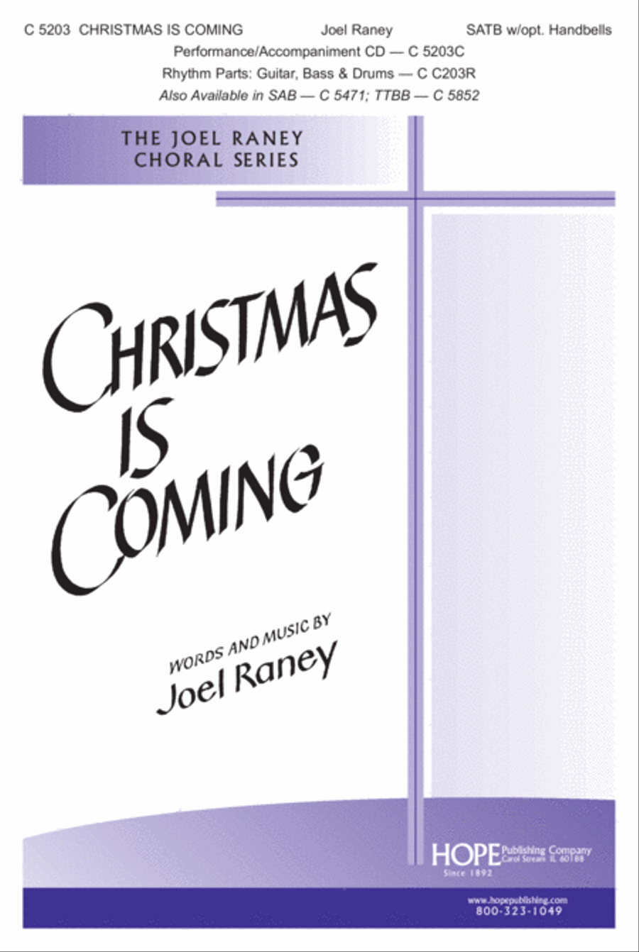 Christmas Is Coming 4-Part scores gallery preview page 2