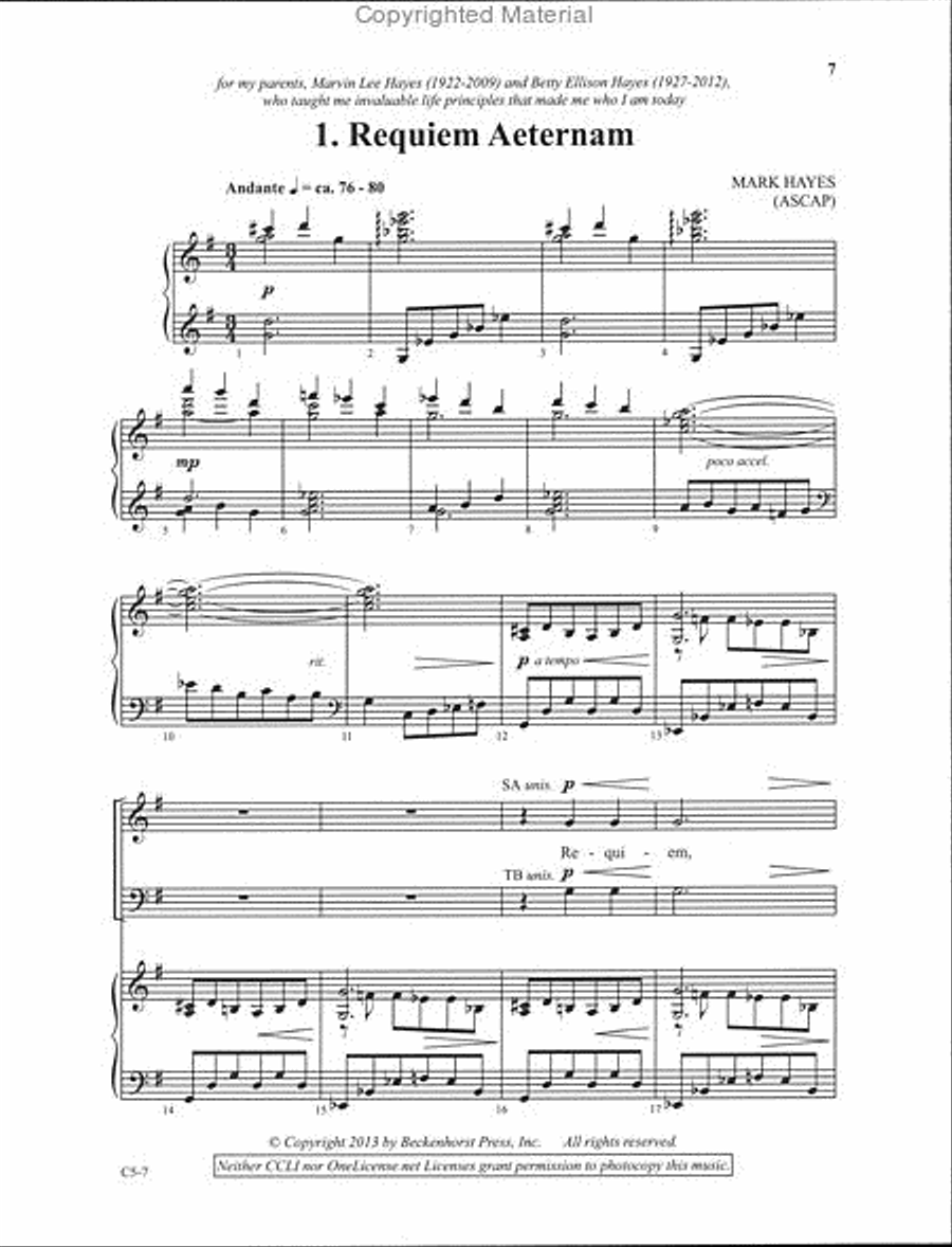 Requiem Requiem 4-Part scores gallery preview page 5