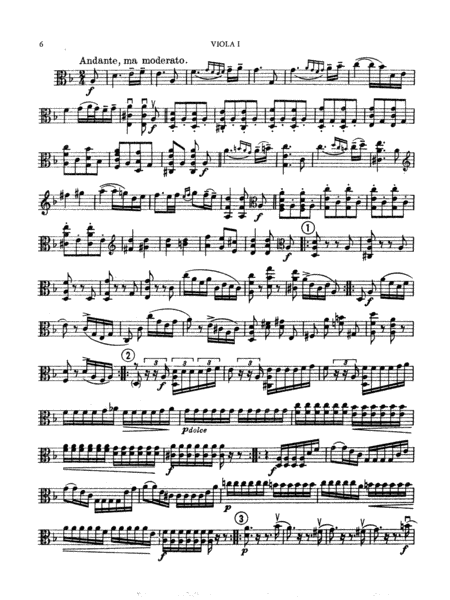Sextet in B-Flat Major, Op. 18: Viola