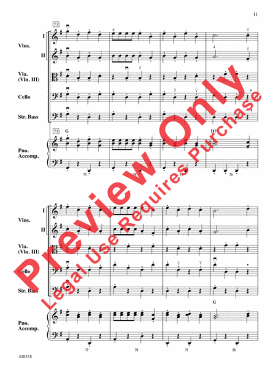 Bella Bocca Polka String Orchestra scores gallery preview page 24