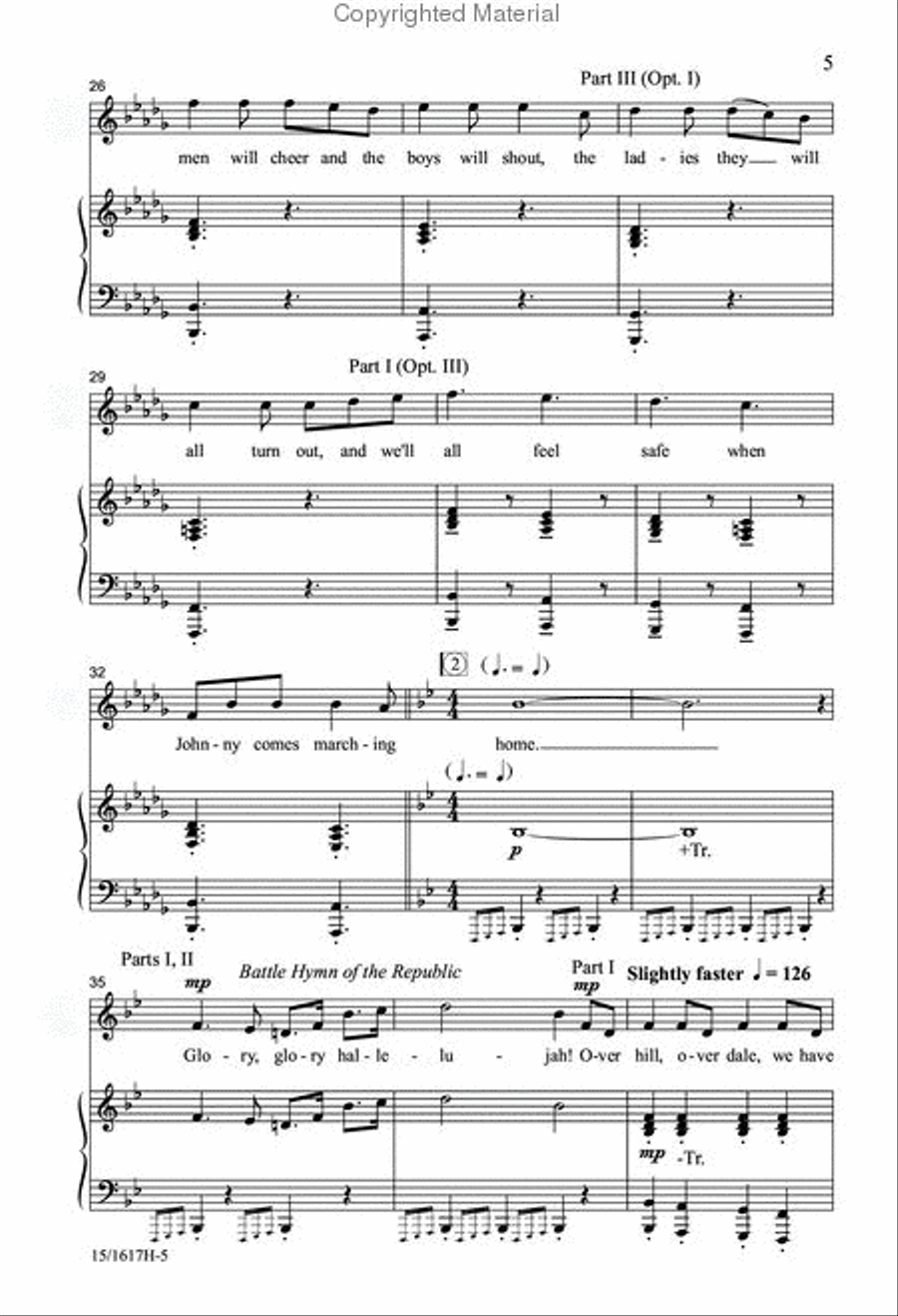 A Patriotic Salute 3-Part scores gallery preview page 4