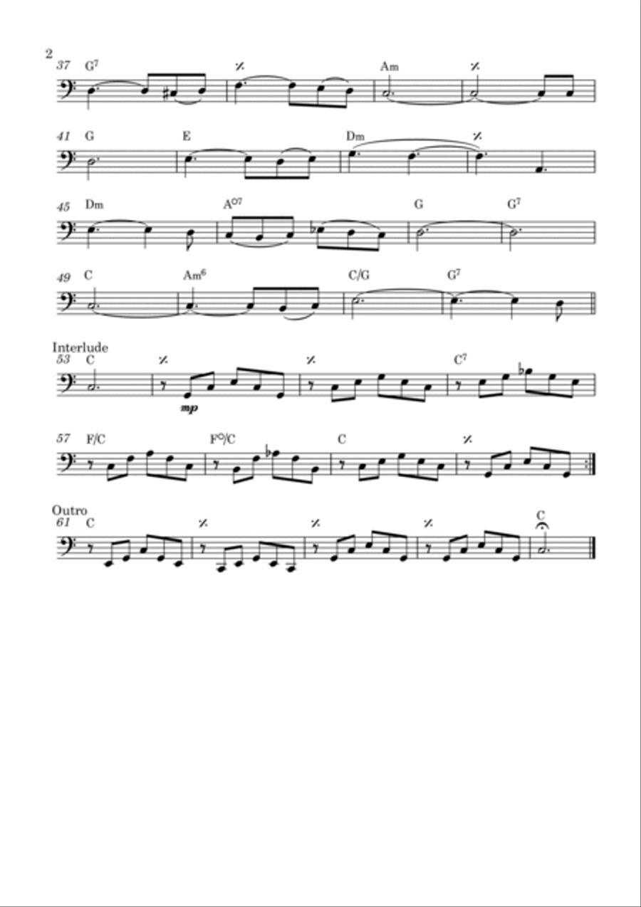 Ave Maria Op.52 nº6 Ave Maria Op.52 nº6 Double Bass scores gallery preview page 2